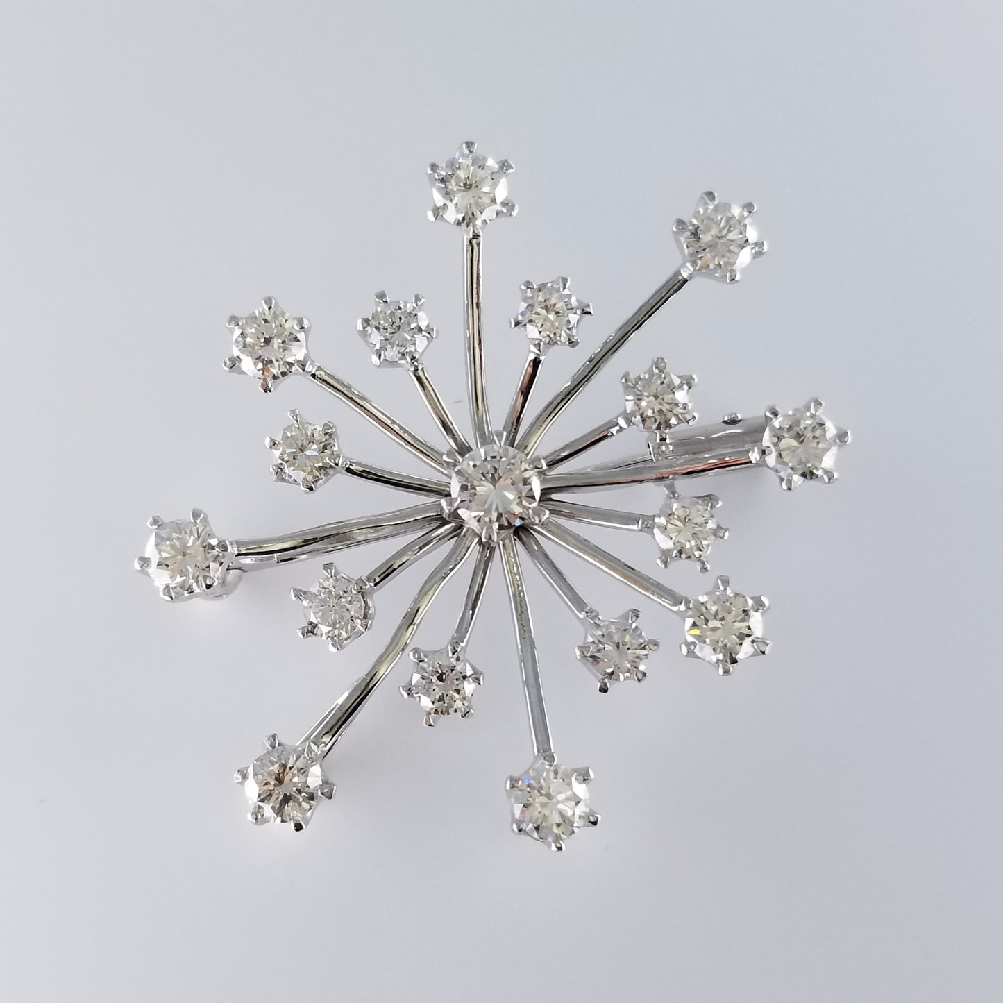 天然ダイヤモンドブローチ PM900 2.00ct