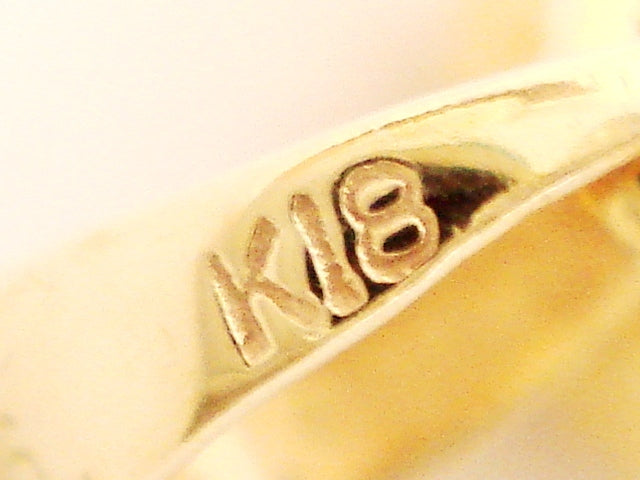 重量感!!豪華☆18金★天然ブルートパーズ25石 4.86ct エメラルドカット ペンダントトップ★総重量8.2g★K18・486刻印有☆清掃済