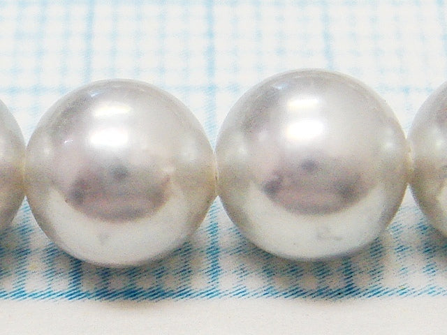 豪華!!田崎真珠 約6.5~7.0mm・アコヤ真珠43.0㎝★総重量30.0g★グレーパール連ネックレス☆SV・ブランド刻印有★清掃済