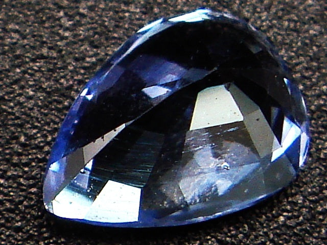 豪華!!鑑別カード付☆天然ブルーサファイヤ ルース★1.250ct!!ペアシェイプカット サイズ約8×6mm★9月誕生石★アクセサリー作成に是非