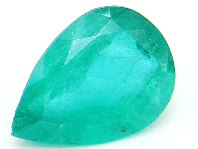 豪華!!鑑別カード付☆天然エメラルド ルース★3.536ct!!大粒ペアシェイプ・サイズ約13×9mm★アクセサリー作成に是非