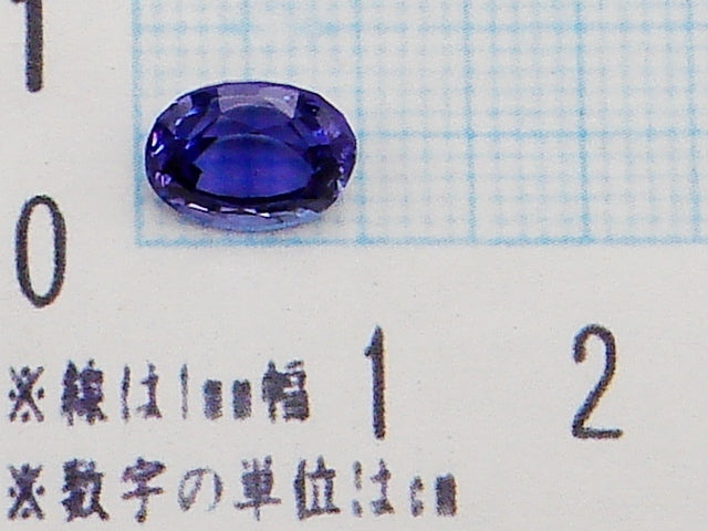 豪華!!鑑別カード付☆天然タンザナイト ルース★2.889ct!!サイズ約10×7mm★12月誕生石★アクセサリー作成に是非