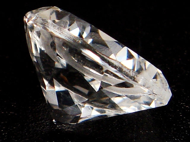 豪華!!鑑別カード付☆天然ホワイトトパーズ ルース★8.567ct☆大粒約13×12mm★ハートシェイプカット★アクセサリー作成に是非