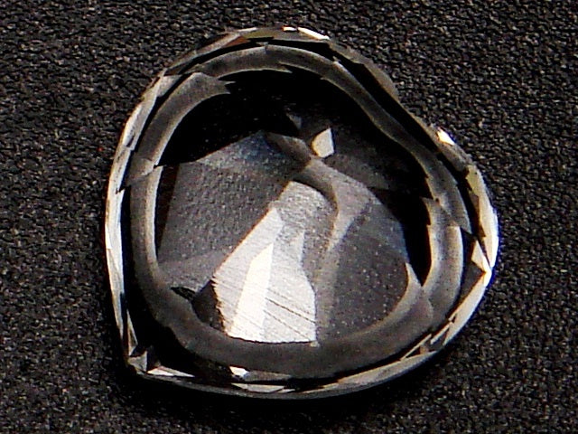 豪華!!鑑別カード付☆天然ホワイトトパーズ ルース★8.567ct☆大粒約13×12mm★ハートシェイプカット★アクセサリー作成に是非