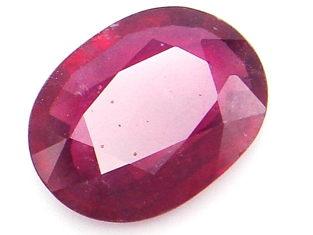 豪華!!鑑別カード付☆天然ルビー ルース★16.494ct!!大粒・サイズ約20×15mm・オーバルミックスカット★アクセサリー作成に是非!!ケース付