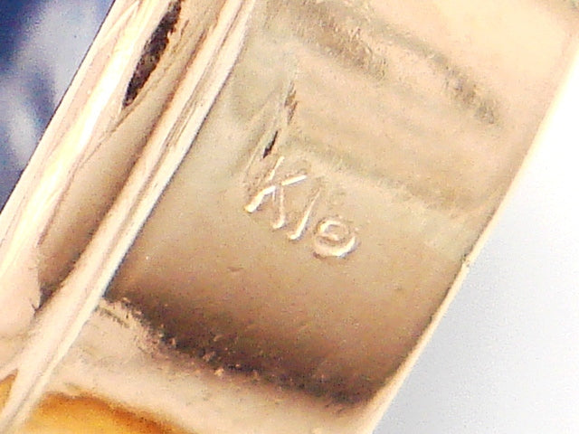 豪華!!18金☆天然ブルーサファイヤ 天然ダイヤモンド付ペンダントトップ☆総重量3.6g・K18刻印有!!中石約8×10㎜/ダイヤ約2㎜・清掃済