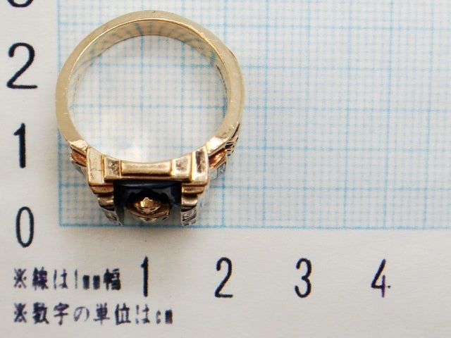 豪華!!10金★ジャスティンカレッジ★カラーストーン リング・指輪☆重量12.0g★15号☆JOSTEN’S/10K刻印有り★清掃済み☆サイズ表記