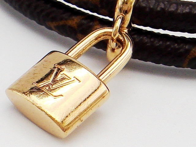 ルイヴィトン Louis Vuitton モノグラム キャンバス 『ブレスレット・キープ イット トゥワイス』 腕周り17.0cm mede in Spain/BC0136刻印