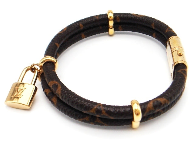 ルイヴィトン Louis Vuitton モノグラム キャンバス 『ブレスレット・キープ イット トゥワイス』 腕周り17.0cm mede in Spain/BC0136刻印