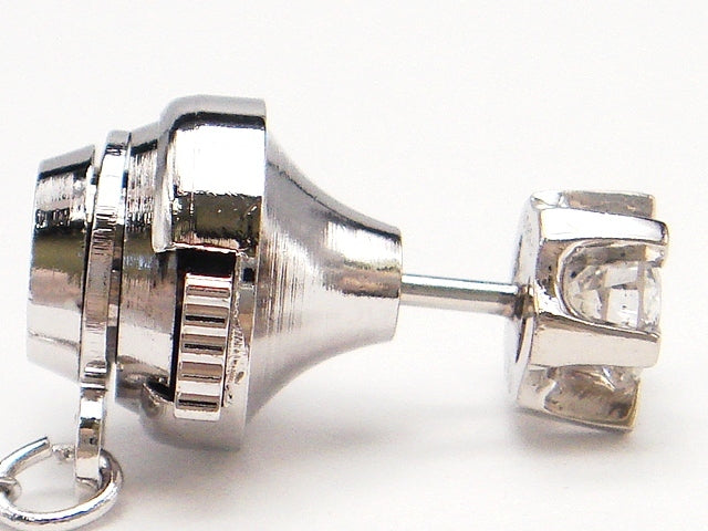 豪華!!プラチナ900★大粒天然ダイヤモンド 0.40ct★ピンブローチ・タイタック★留め具無し重量1.0g★Pt900・0.40刻印有り★清掃済み
