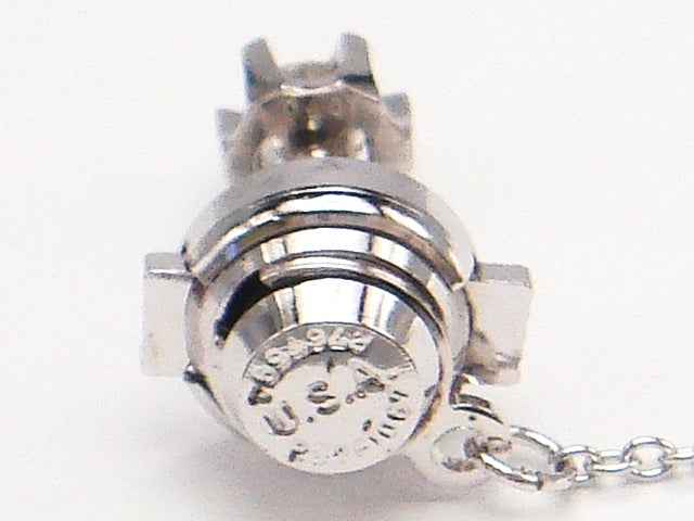 豪華!!プラチナ900★大粒天然ダイヤモンド 0.40ct★ピンブローチ・タイタック★留め具無し重量1.0g★Pt900・0.40刻印有り★清掃済み
