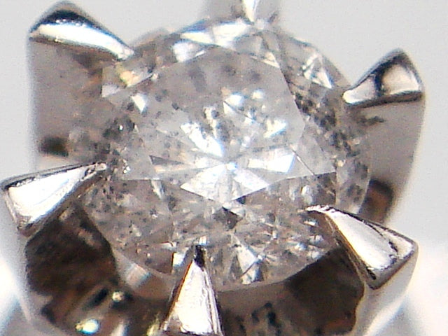 豪華!!プラチナ900★大粒天然ダイヤモンド 0.40ct★ピンブローチ・タイタック★留め具無し重量1.0g★Pt900・0.40刻印有り★清掃済み