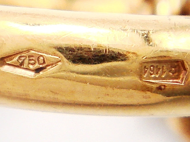 豪華!!18金☆ポメラート☆ベアモチーフネックレス★総重量20.0g・長さ41cm★18KT・750刻印有り☆清掃済※チェーンは正規品ではございません