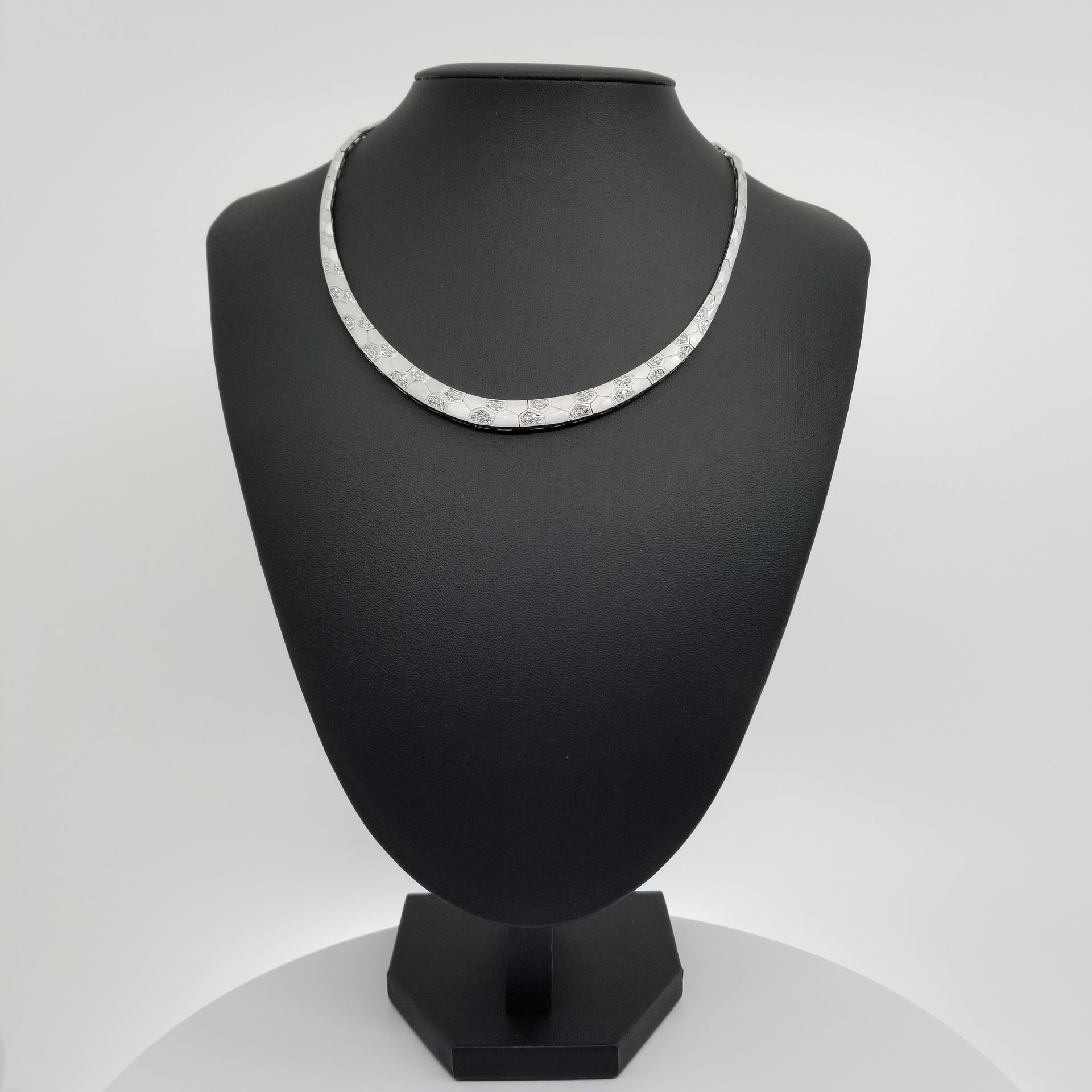 天然ダイヤモンド18金ネックレス K18WG 1.00ct – one-shop.co.jp